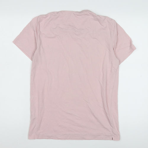 French Connection Men's Pink M Crew Neck T-Shirt