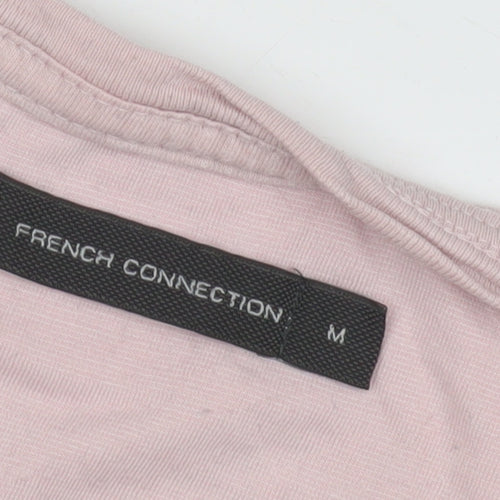 French Connection Men's Pink M Crew Neck T-Shirt