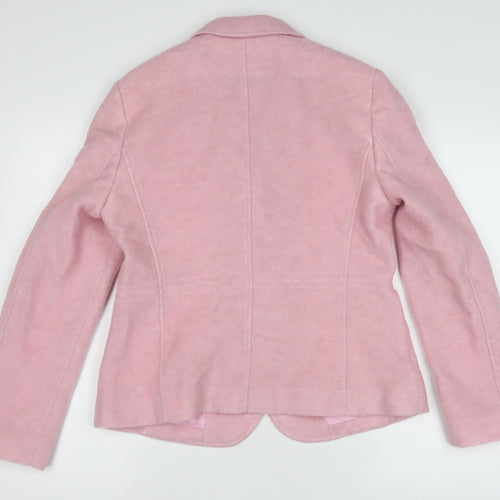 Eugen Klein Women's Pink Blazer Jacket Size 12