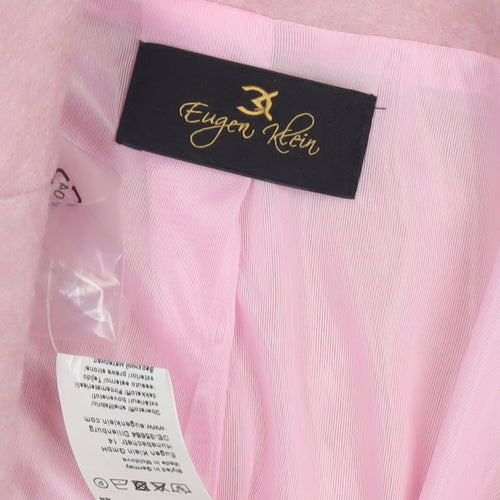 Eugen Klein Women's Pink Blazer Jacket Size 12
