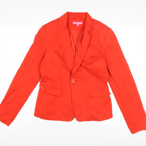 Autograph Women's Red Blazer, Size 8, Slim Fit