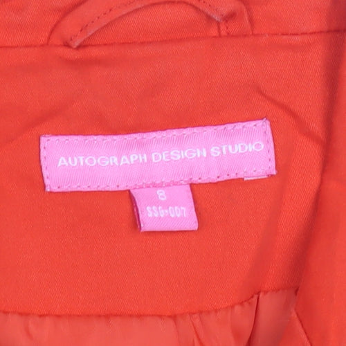 Autograph Women's Red Blazer, Size 8, Slim Fit