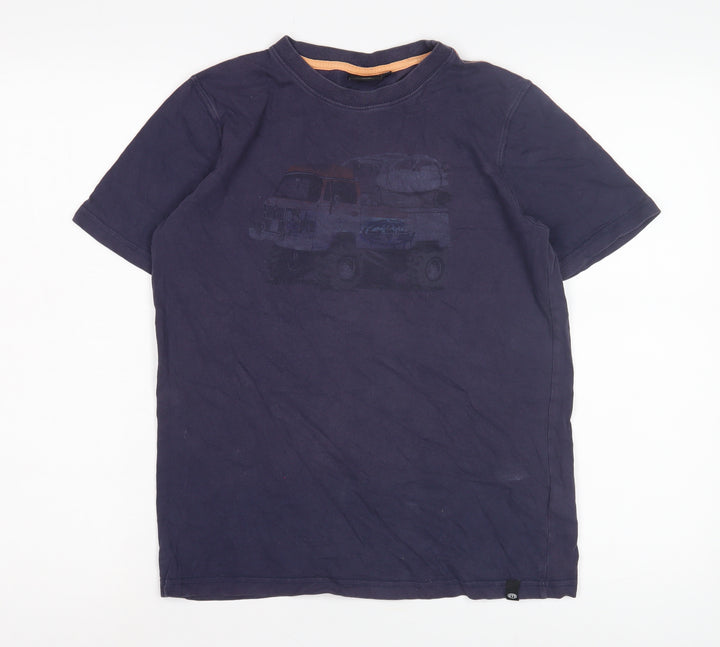 Animal Boys Blue Graphic Print T-Shirt 13-14 Years
