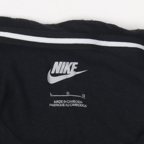 Nike Unisex Black Sleeveless Logo T-Shirt