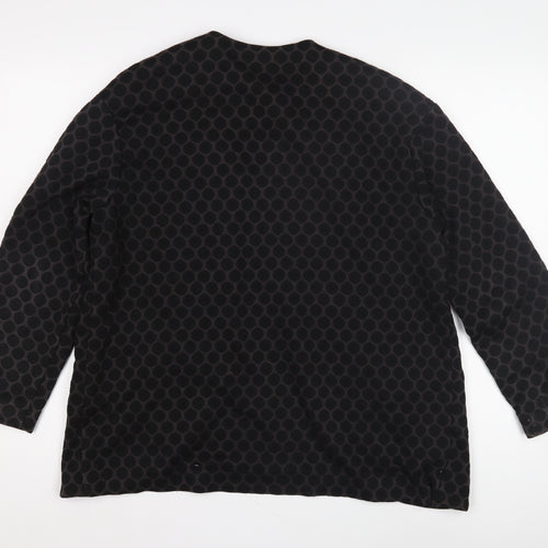 H&M Women’s Black Geometric Blazer, Size S, Casual