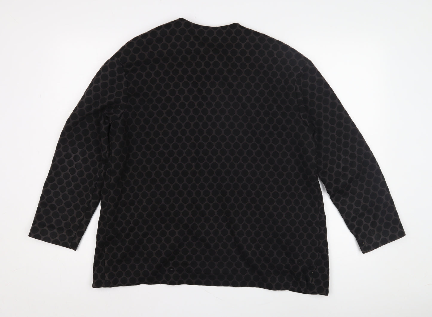 H&M Women’s Black Geometric Blazer, Size S, Casual