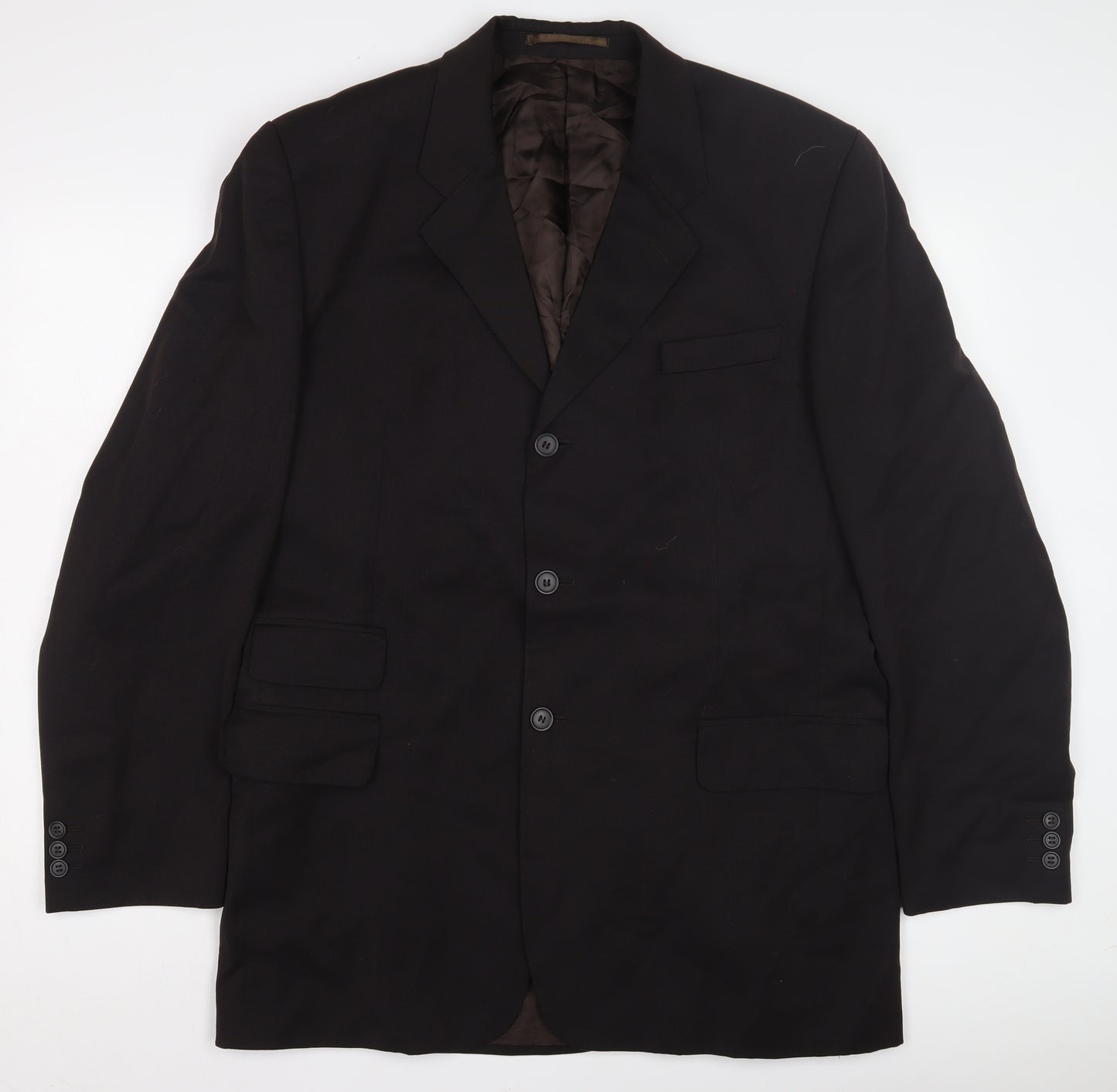 Next Men's Brown Single-Breasted Suit Jacket 42L