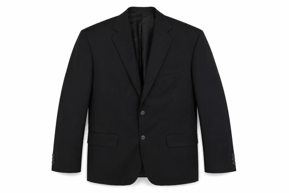 Front view of Modern Classics Men's Black 42R Blazer, Formal Jacket