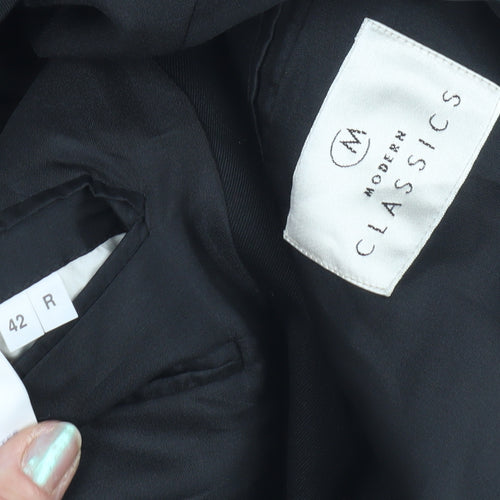 Modern Classics Men's Black 42R Blazer, Formal Jacket