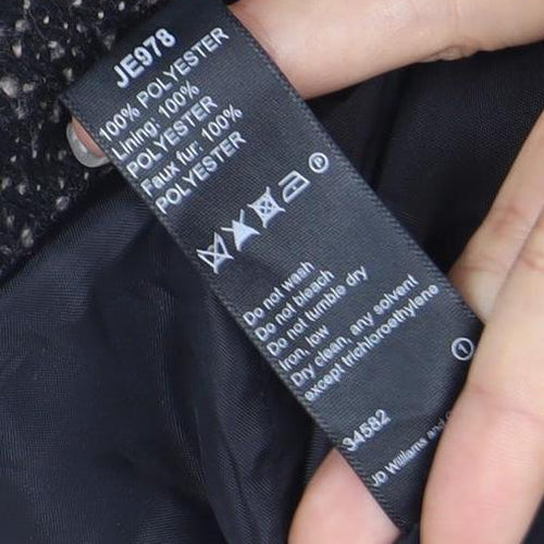 Anthology Women's Black Motorcycle Coat Size 12