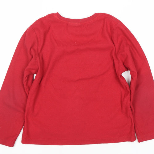 Marvel Boys Red Iron Man Graphic Pullover Sweatshirt