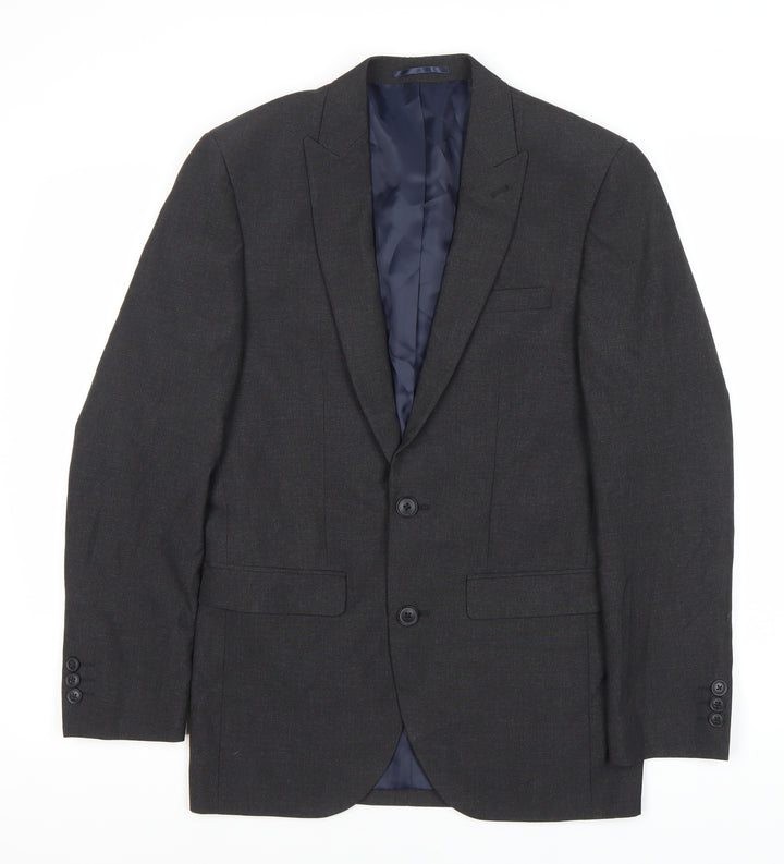 Next Men's Grey Blazer Size 34 Short Jacket