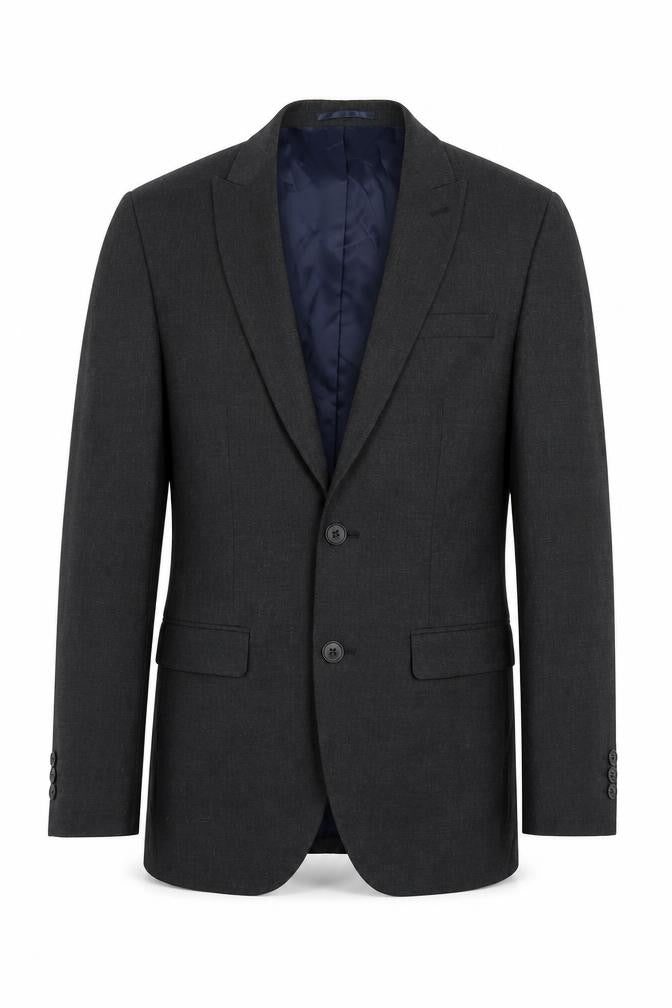 Front view of Next Men's Grey Blazer, size 34, Short Jacket