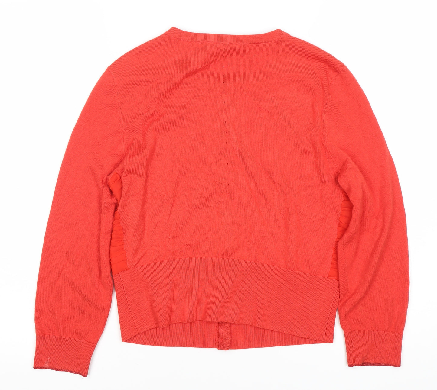 Coast Women's Red Cardigan, Size S, Casual Knitwear