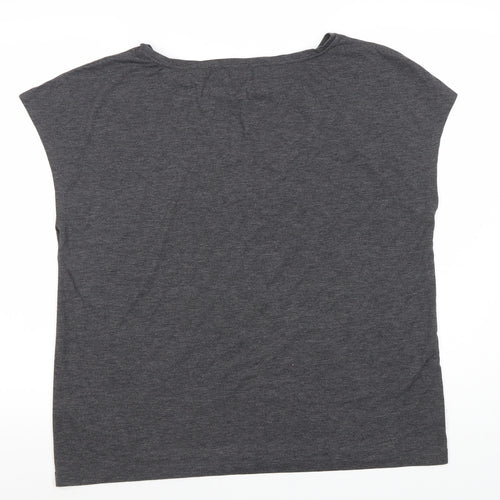 Mint Velvet Women's Grey Sleeveless T-Shirt Size 16