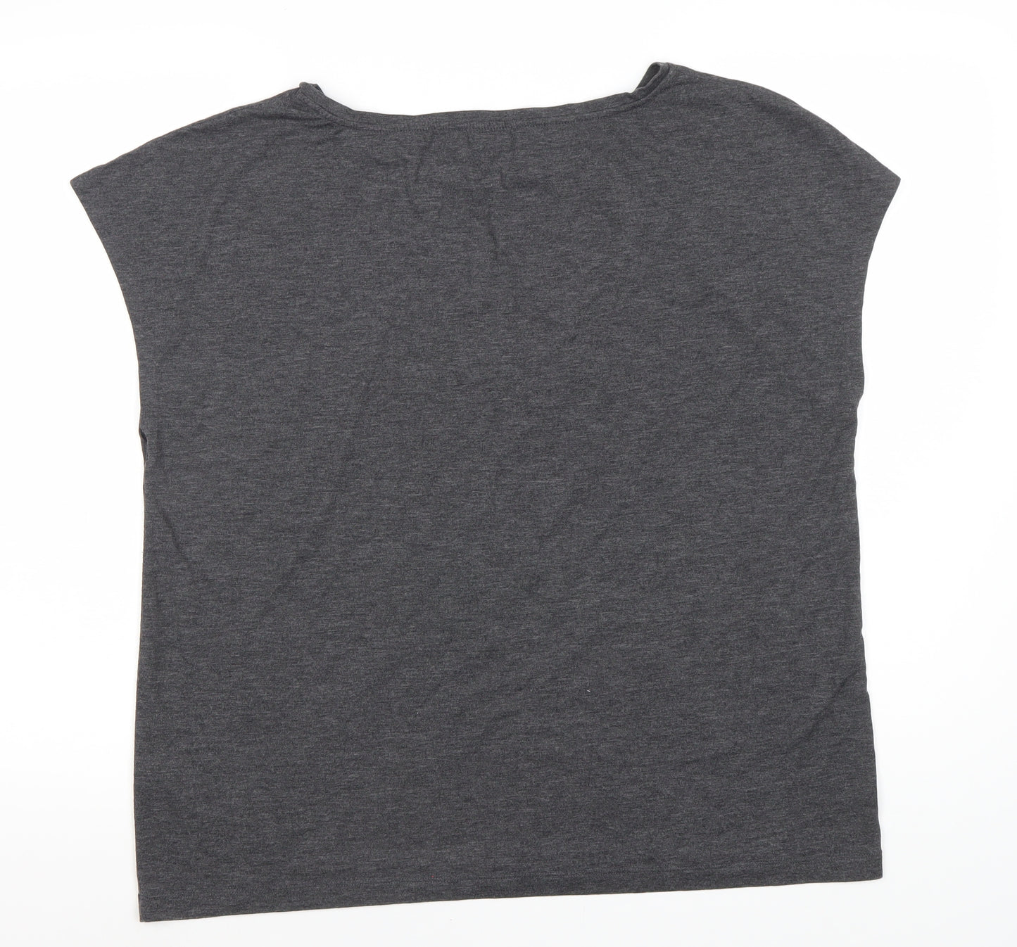 Mint Velvet Women's Grey Sleeveless T-Shirt Size 16