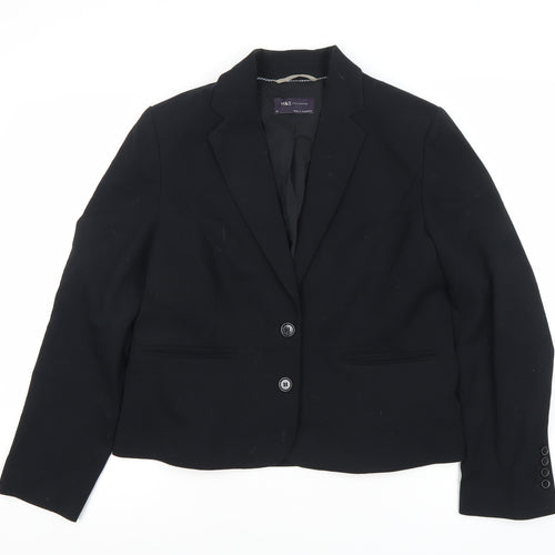 Marks and Spencer Women's Black Blazer Size 14