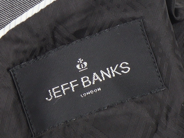 Jeff Banks Men's Grey Suit Jacket 42R