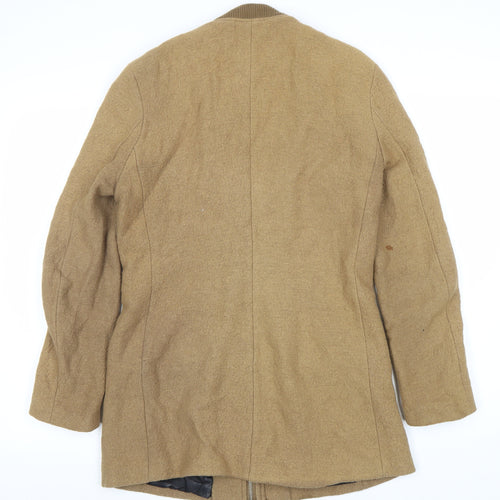 H&M Women's Brown Basic Jacket, Size 12, Mid-Length