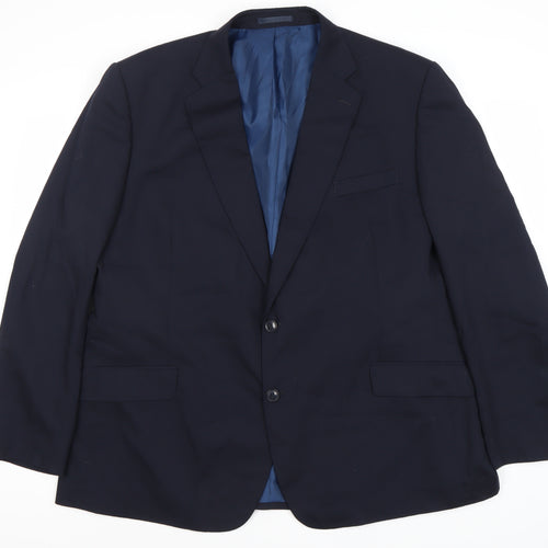 Marks and Spencer Men's Blue Blazer M Classic Fit