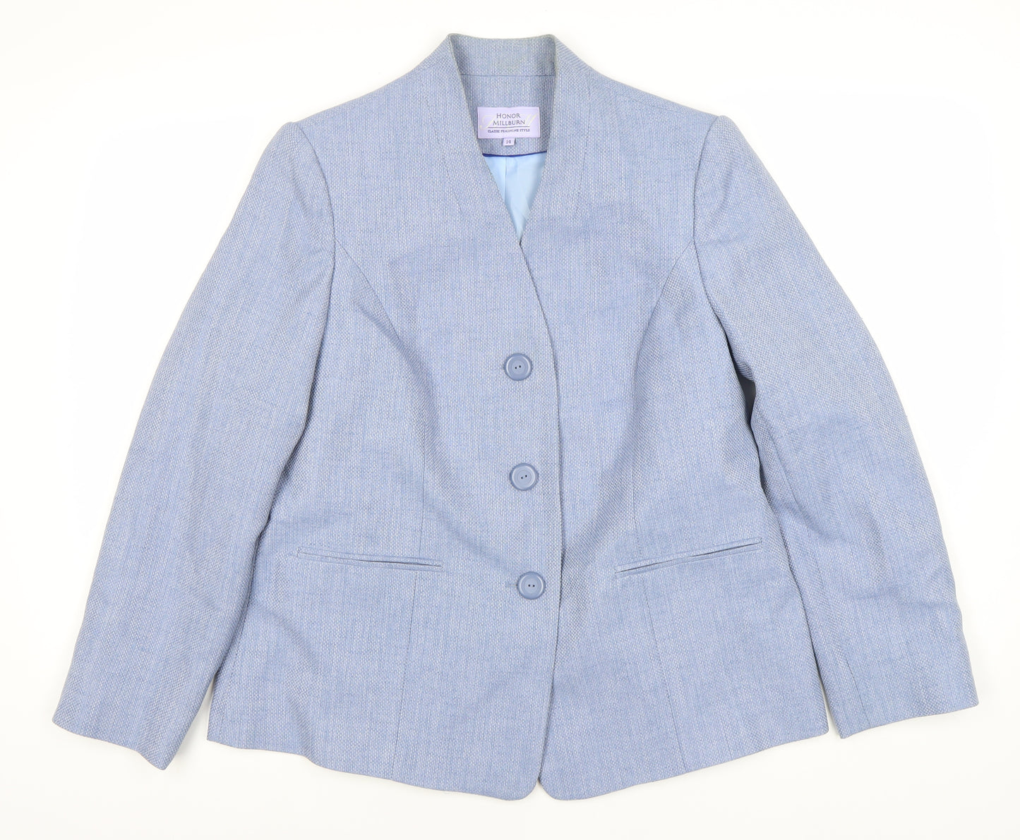 Honor Millburn Women’s Blue Blazer, Size 14