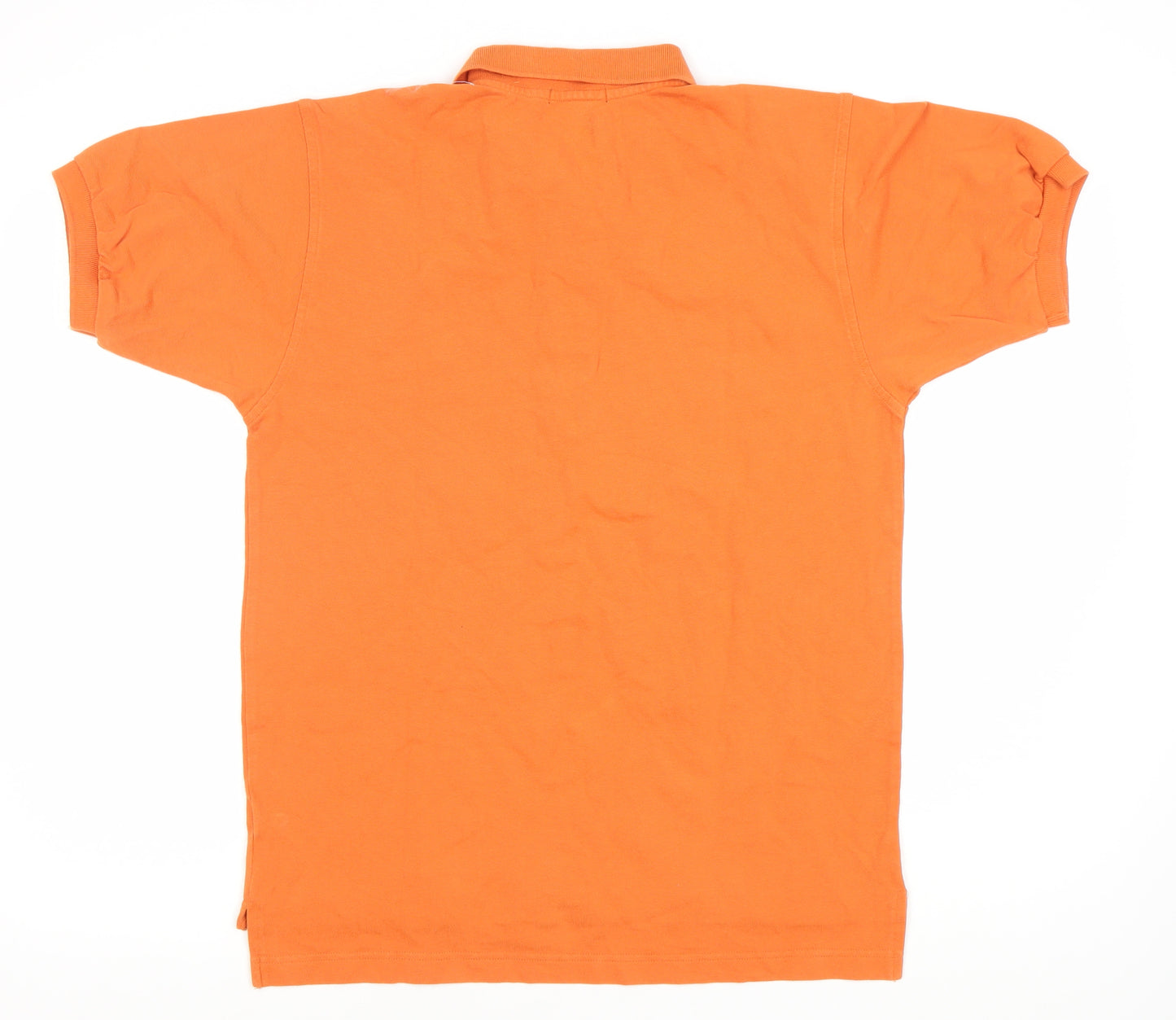 Hang Ten Men's Orange Cotton Polo Shirt L