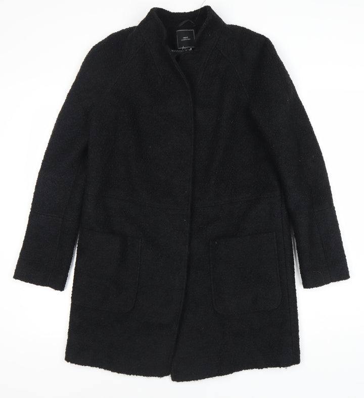 Next Women’s Black Long Overcoat Size 10