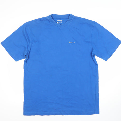 Reebok Men's Blue Crew Neck T-Shirt - M