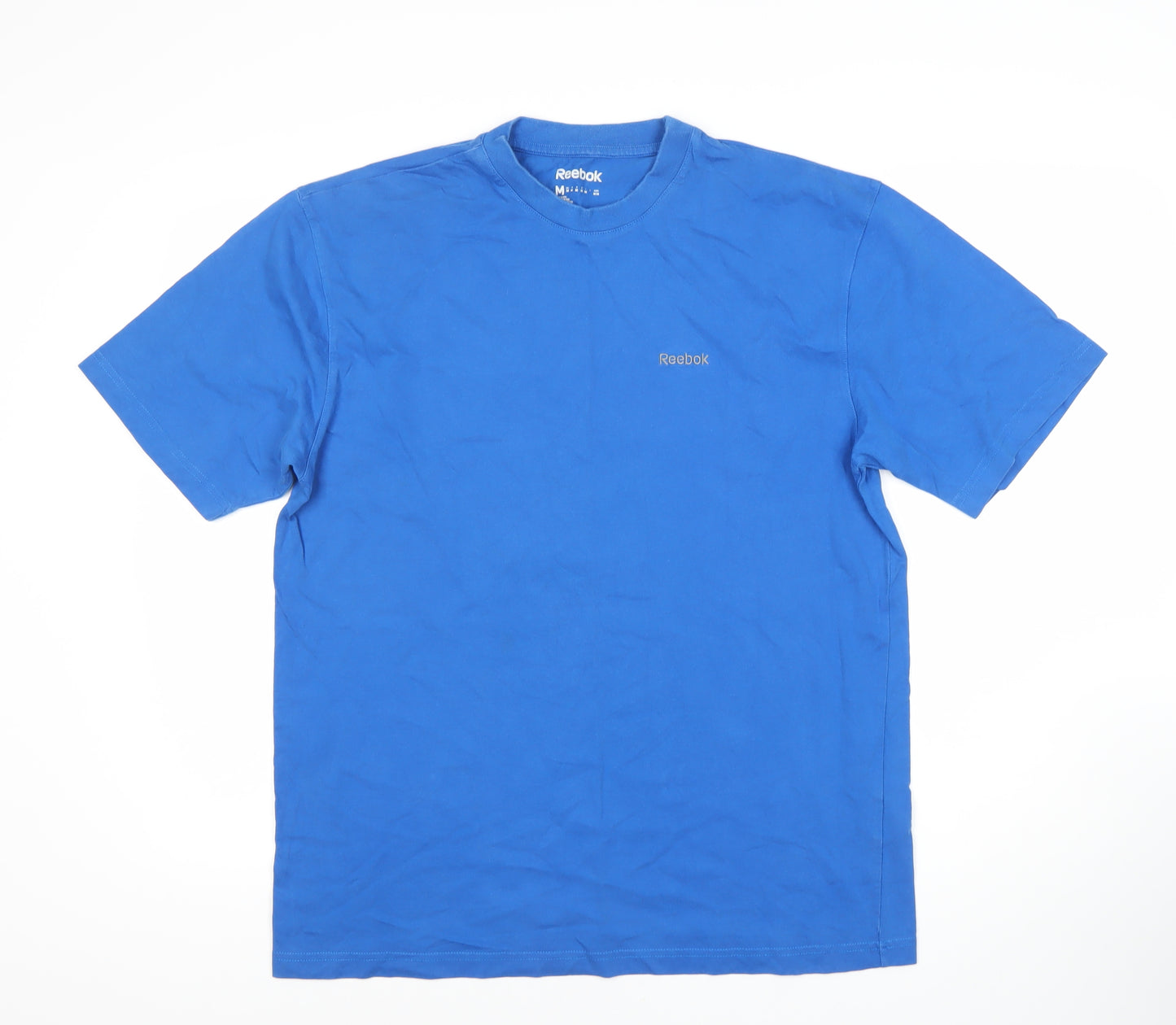 Reebok Men's Blue Crew Neck T-Shirt - M