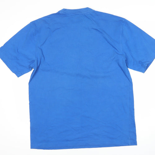 Reebok Men's Blue Crew Neck T-Shirt - M