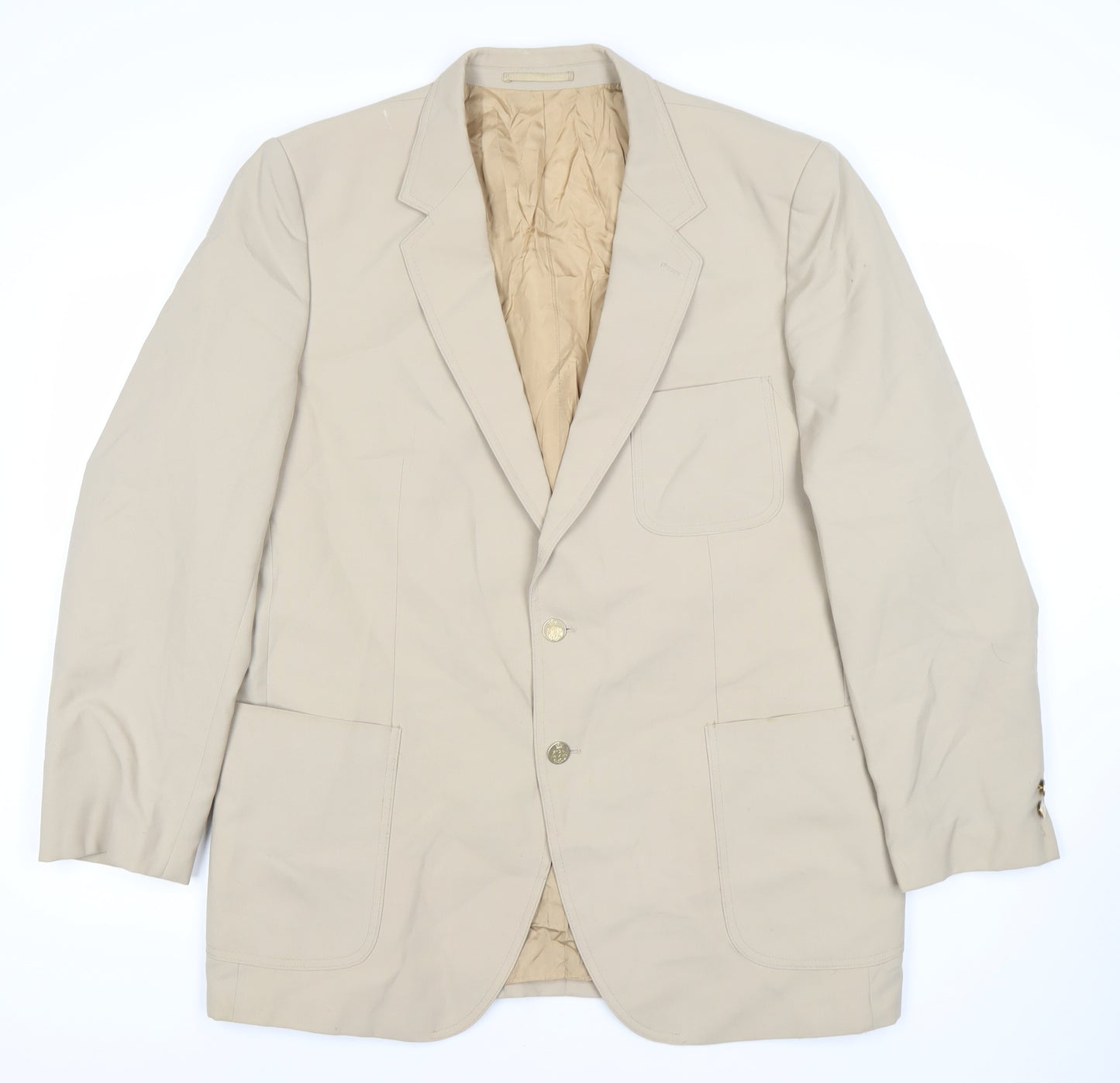 Varteks Men's Beige Blazer Jacket, Size 5