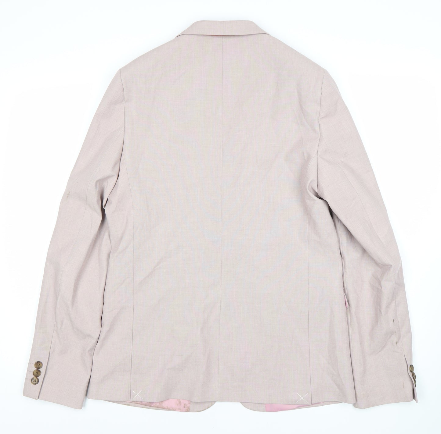 Marks and Spencer Boys Beige Trouser Suit 16 Years