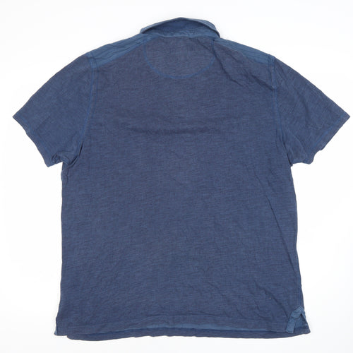 Marks and Spencer Blue Men's Polo XL Short Sleeve