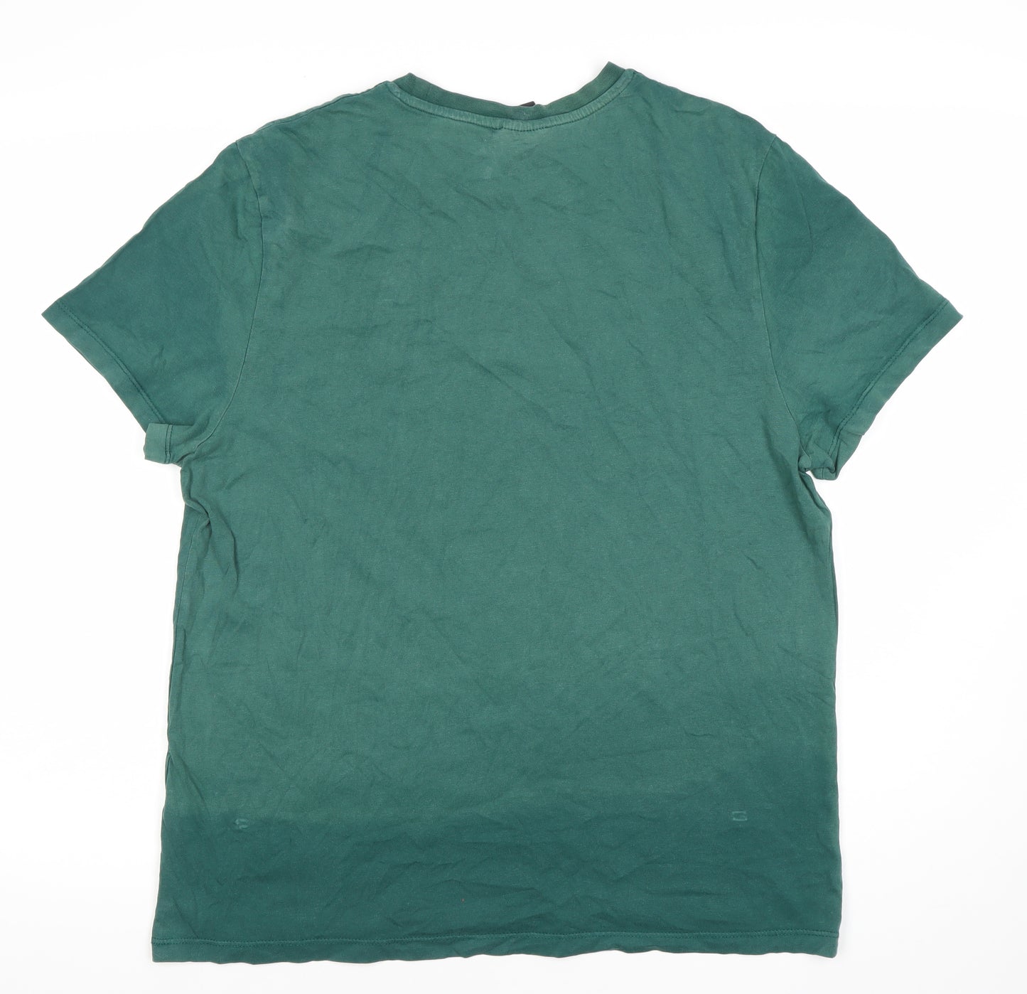 Disney Men's Green Mickey Mouse Graphic T-Shirt S