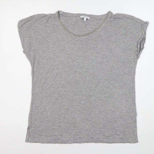 Next Women's Grey T-Shirt, Size 12, Basic Style, Casual