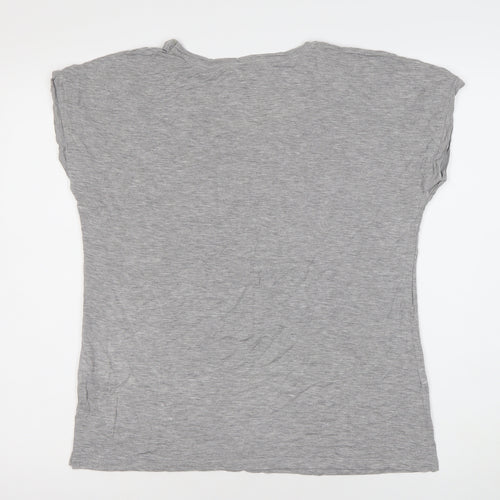 Next Women's Grey T-Shirt, Size 12, Basic Style, Casual