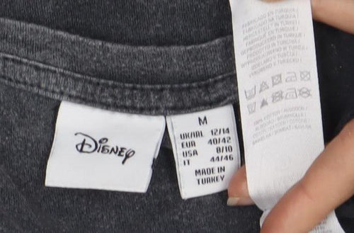 Disney Women's Black Maleficent T-Shirt Size 12