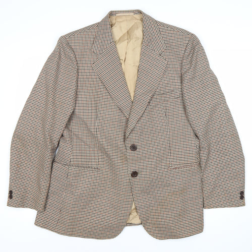 St Michael Men's Multicoloured Check Blazer Jacket