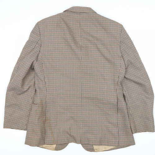 St Michael Men's Multicoloured Check Blazer Jacket