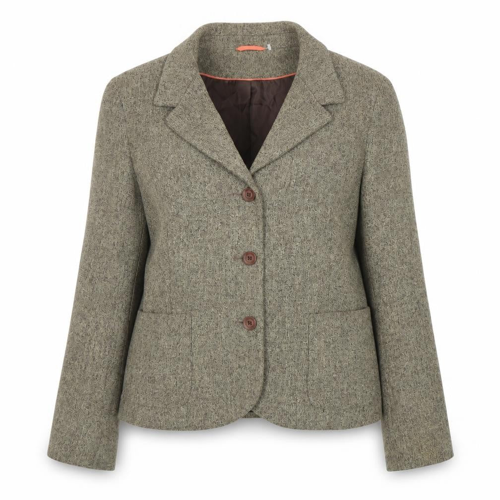 Front view of Berketex Women's Grey Suit Jacket, size 16, Classic