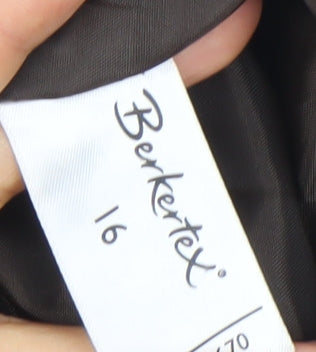 Berketex Women's Grey Suit Jacket Size 16 Classic