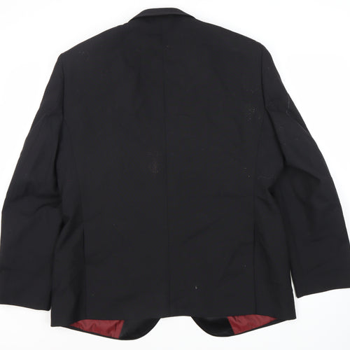 Charlton Gray Men's Black Shawl Collar Blazer 44S