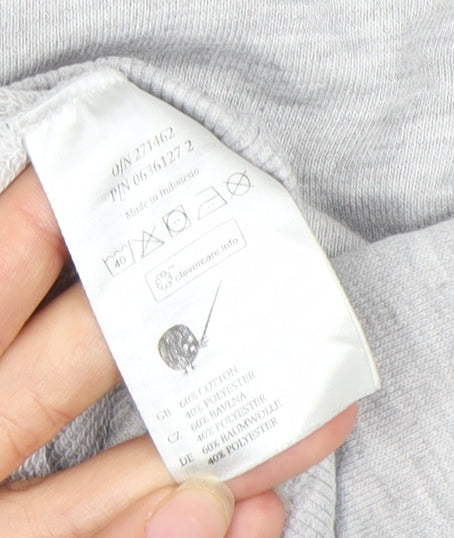 Monki Women’s Grey Pullover Sweatshirt XS