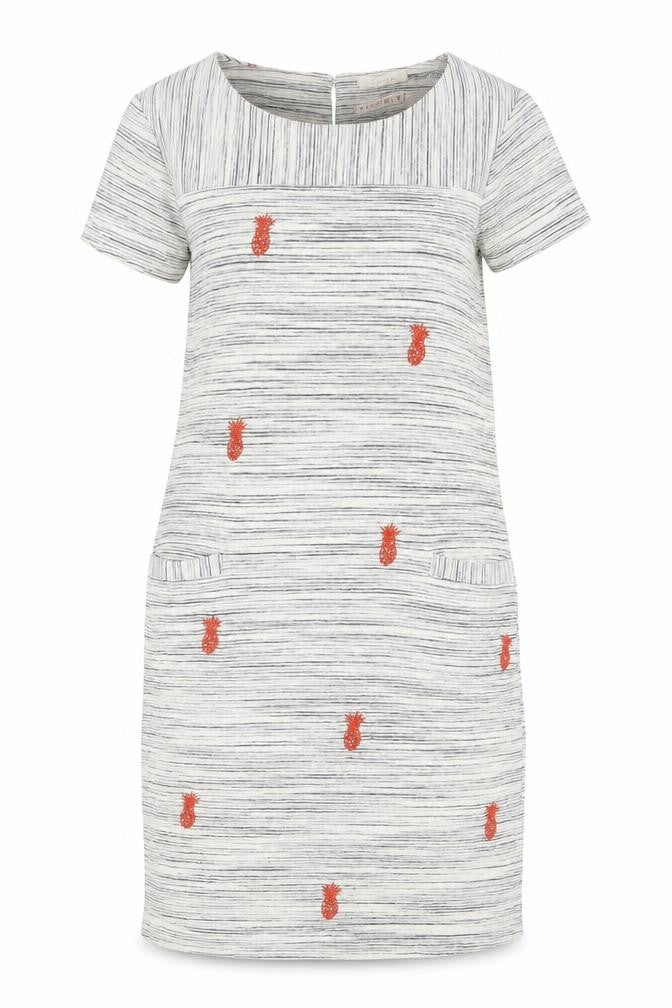 Front view of Desert Daze Women's Multicoloured Shift Dress, size 10