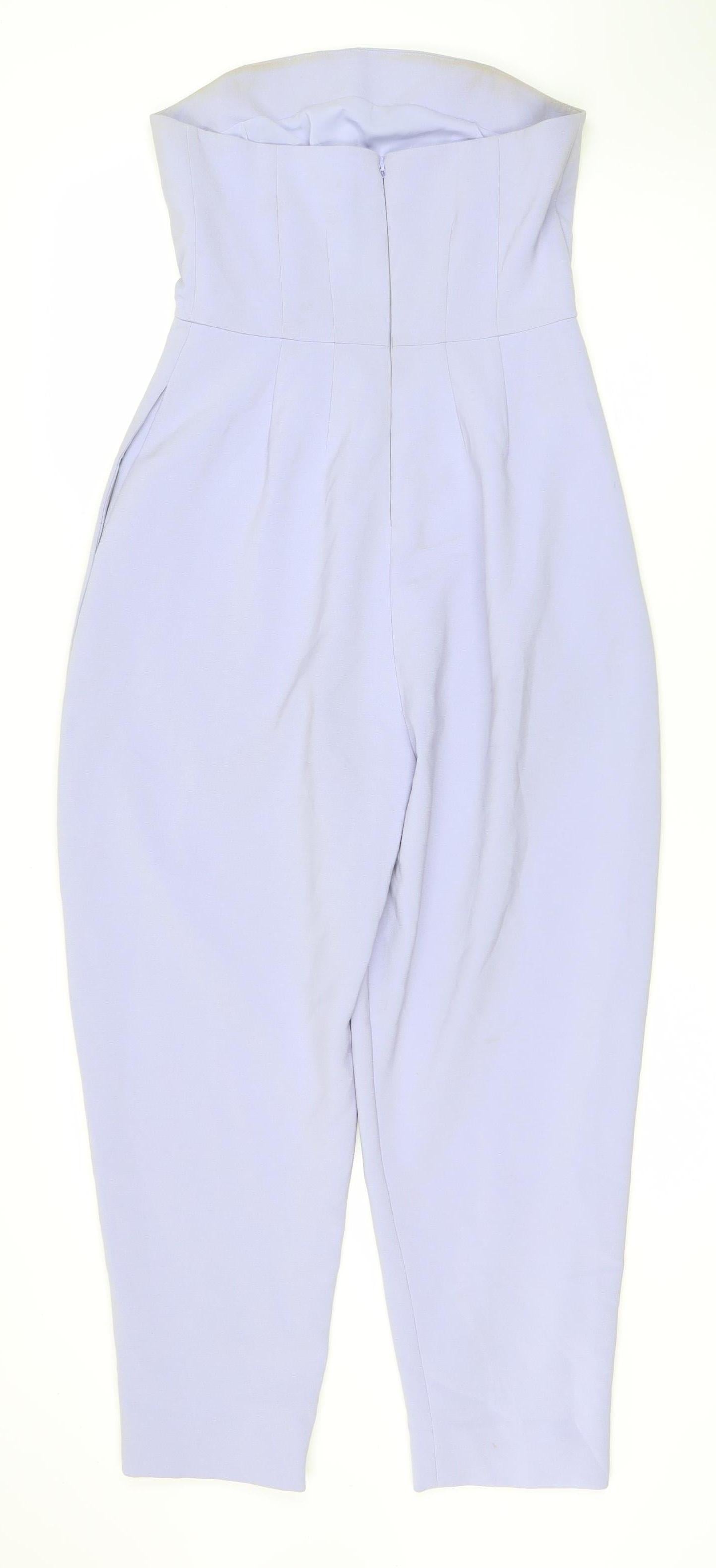 Whistles Women’s Blue Jumpsuit, Size 10, Elegant Formal Wear