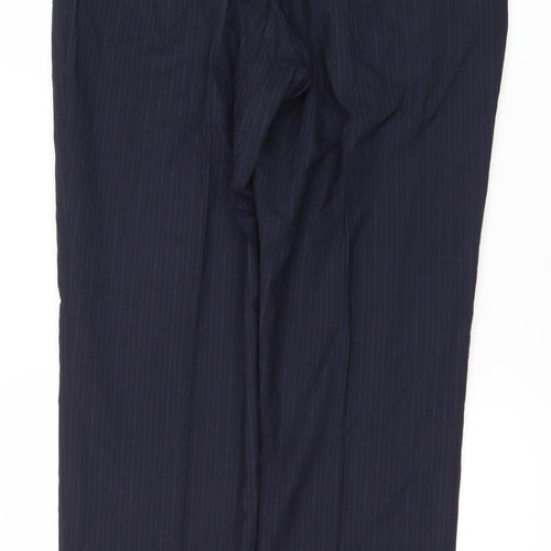 Jaeger Men's Black Striped Dress Pants 36R