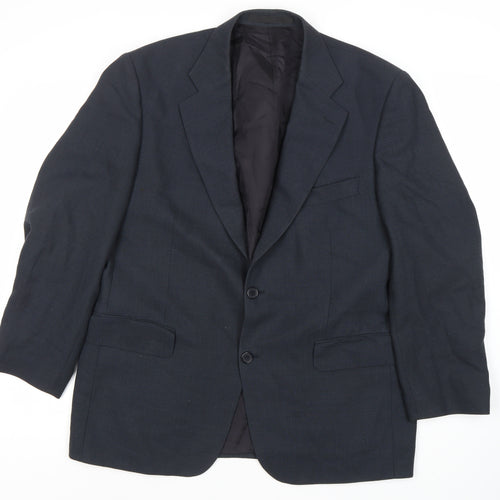 Marks & Spencer Men's Blue Suit Jacket, 42 Short, Business Attire