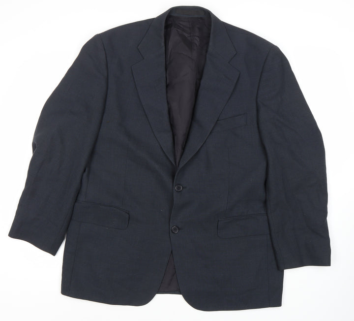 Marks & Spencer Men's Blue Suit Jacket, 42 Short, Business Attire