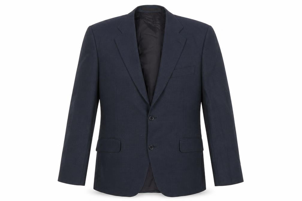 Front view of Marks & Spencer Men's Blue Suit Jacket, 42 Short, Business Attire