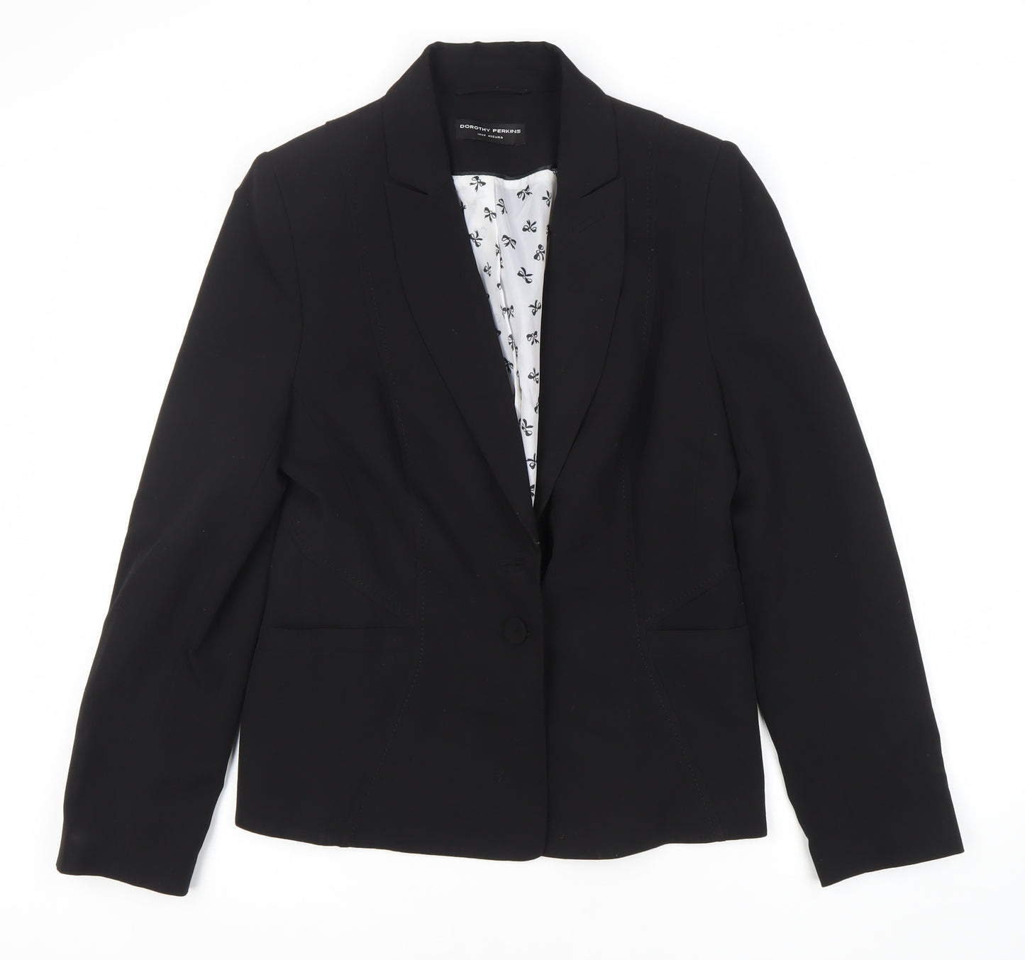 Dorothy Perkins Women's Black Blazer Size 14